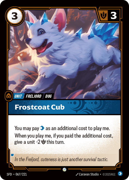 Frostcoat Cub * Common * SFD-067