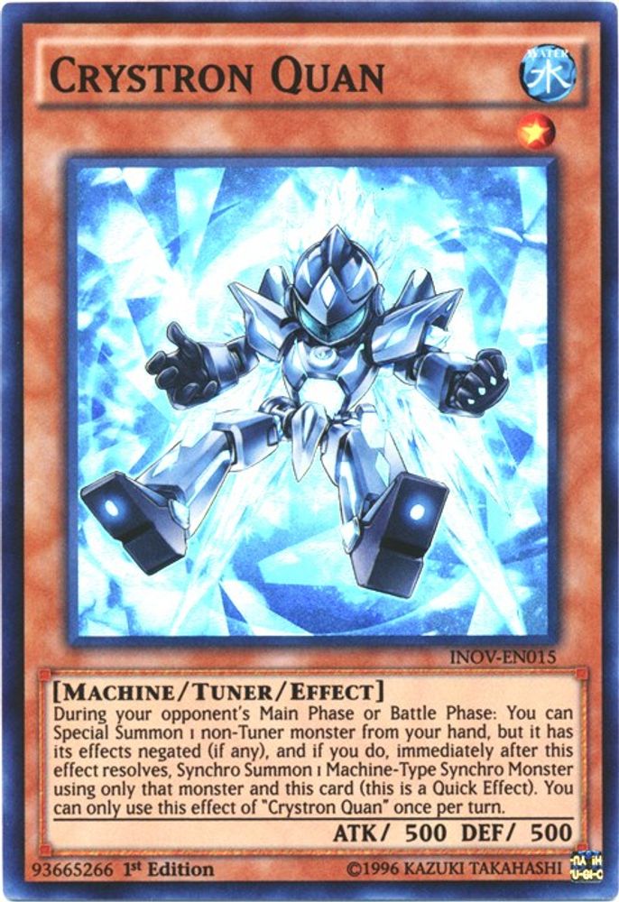 INOV-EN015 * Crystron Quan * Super Rare * Invasion: Vengeance