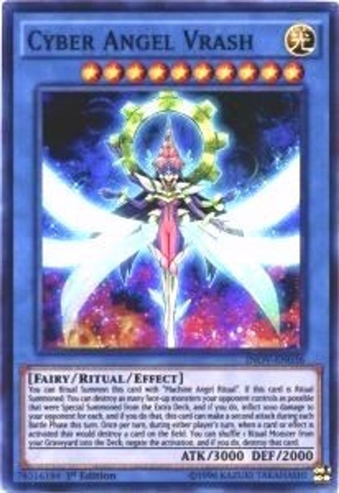 INOV-EN036 * Cyber Angel Vrash * Super Rare * Invasion: Vengeance