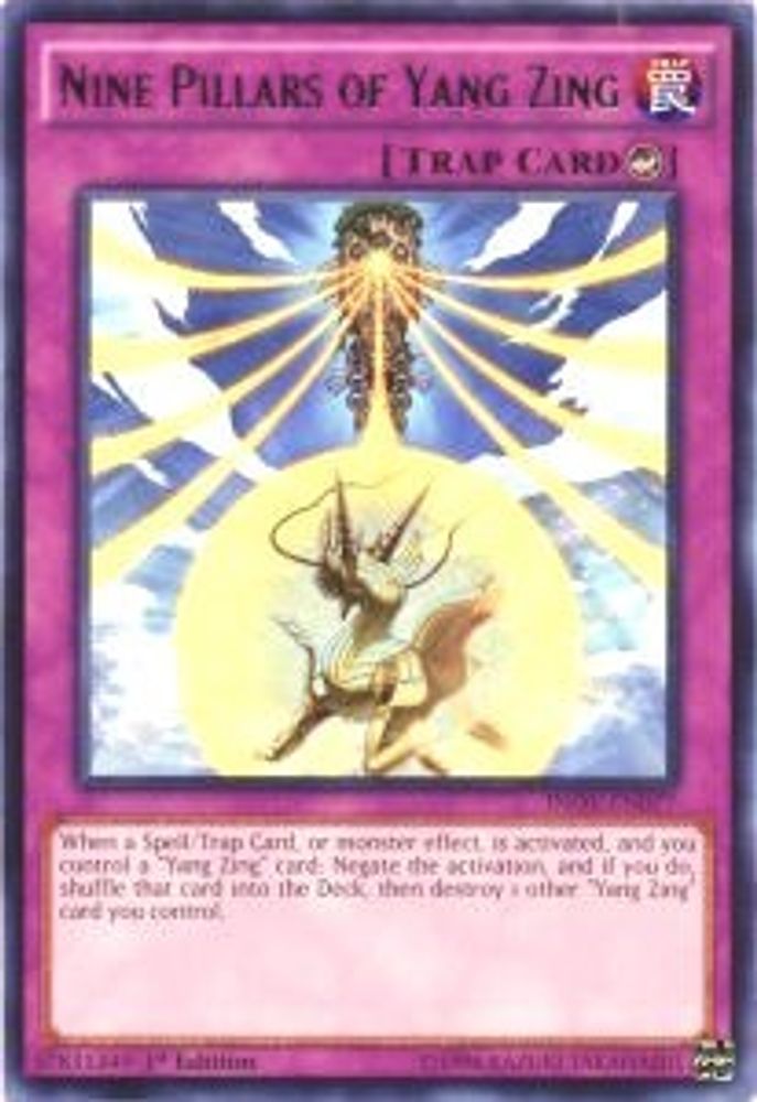 INOV-EN077 * Nine Pillars of Yang Zing * Rare * Invasion: Vengeance