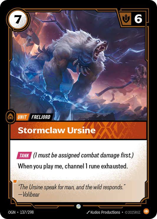 Stormclaw Ursine * Common * OGN-137