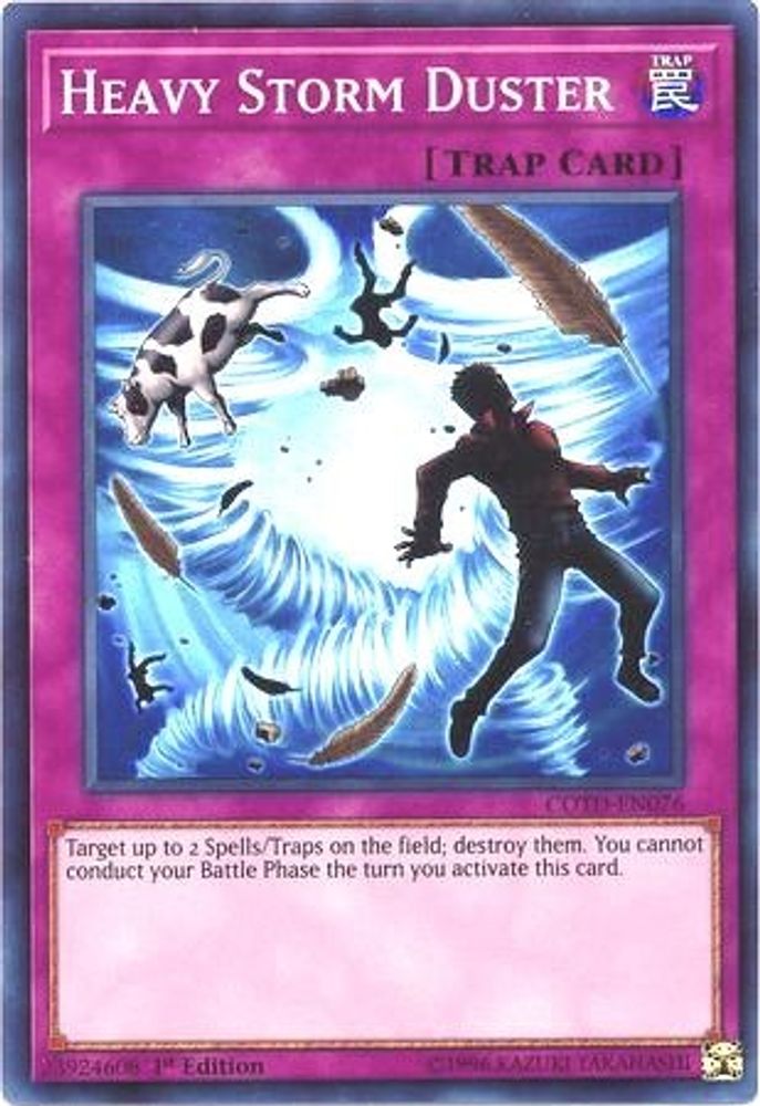 COTD-EN076 * Heavy Storm Duster * Super Rare * Code of the Duelist