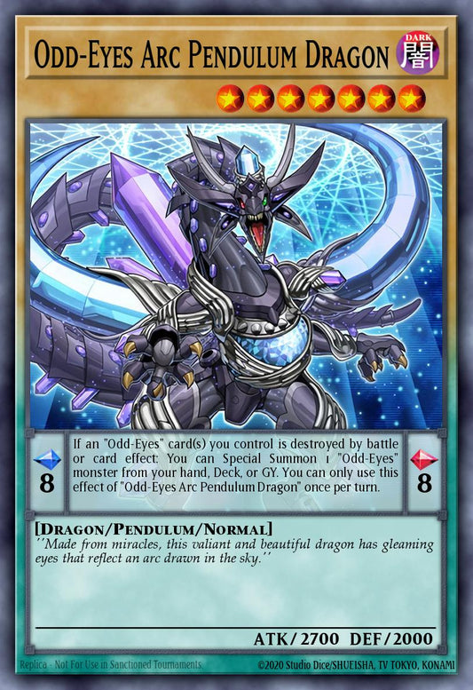 LAVD-ENO11 * Odd-Eyes Arc Pendulum Dragon * Common * Legendary Arc-V Decks