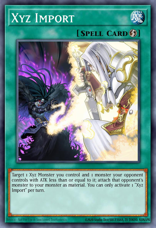 Xyz Import * Super Rare * MP21-EN208