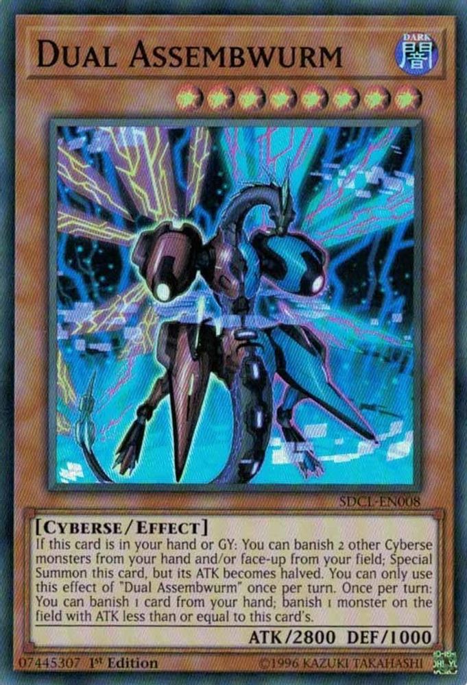 SDCL-EN008 * Dual Assembwurm * Super Rare * Structure Deck: Cyberse Link