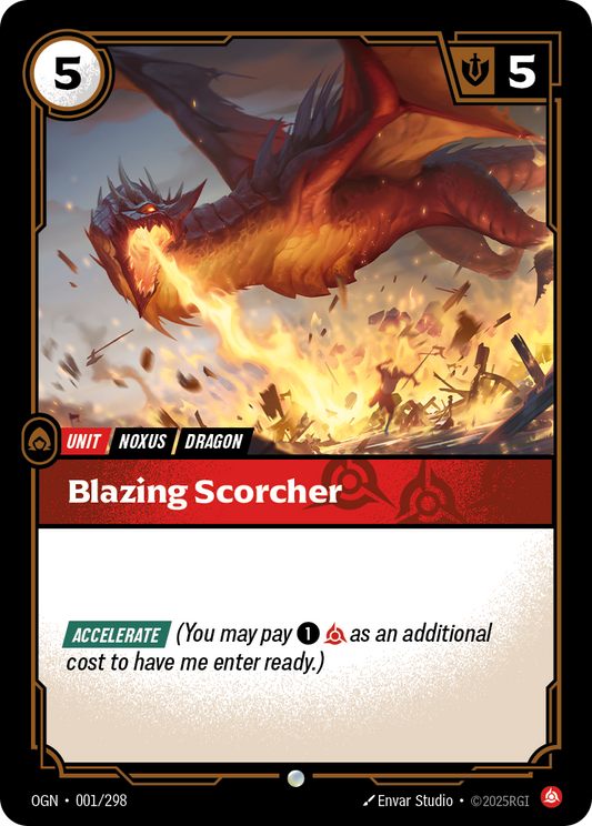 Blazing Scorcher * Common * OGN-001
