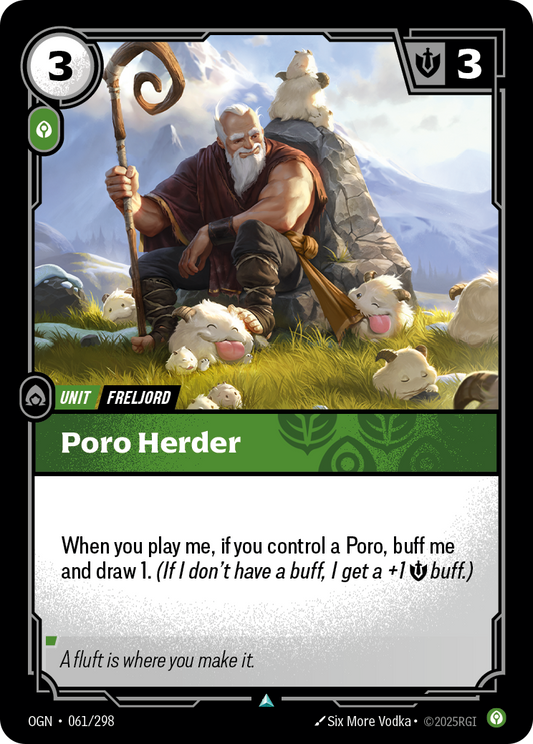 Poro Herder * Uncommon * OGN-061