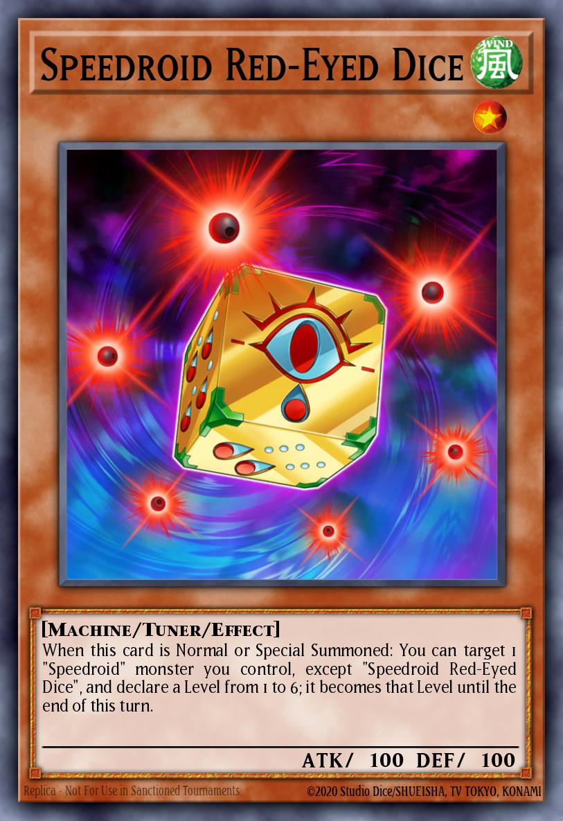 LAVD-ENS06 * Speedroid Red-Eyed Dice * Common * Legendary Arc-V Decks