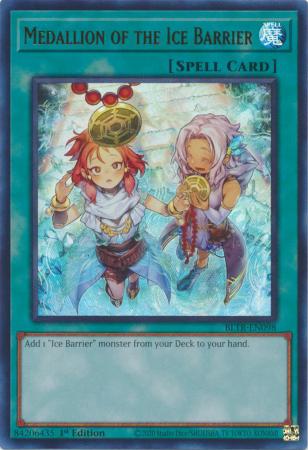 Medallion of the Ice Barrier * Ultra Rare * BLTR-EN098