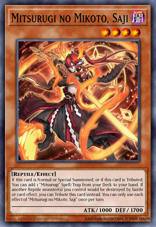 L26D-ENM05 - Mitsurugi no Mikoto, Saji - Common - Legendary Modern Decks 2026