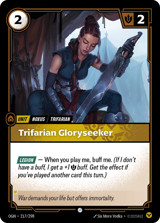 Trifarian Gloryseeker * Common * OGN-217