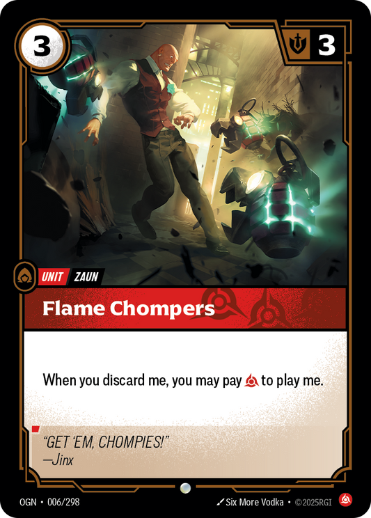 Flame Chompers * Common * OGN-006