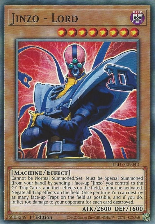 LED7-EN040 * Jinzo - Lord * Common * Legendary Duelists: Rage of Ra