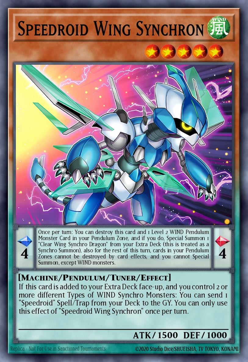 LAVD-ENS14 * Speedroid Wing Synchron * Common * Legendary Arc-V Decks