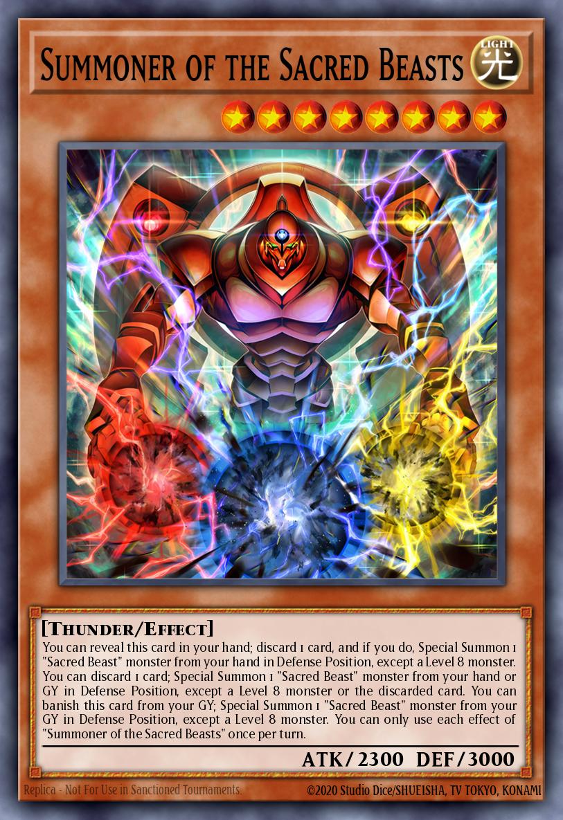 CORI-EN008 * Summoner of the Sacred Beasts * Super Rare * Chaos Origins