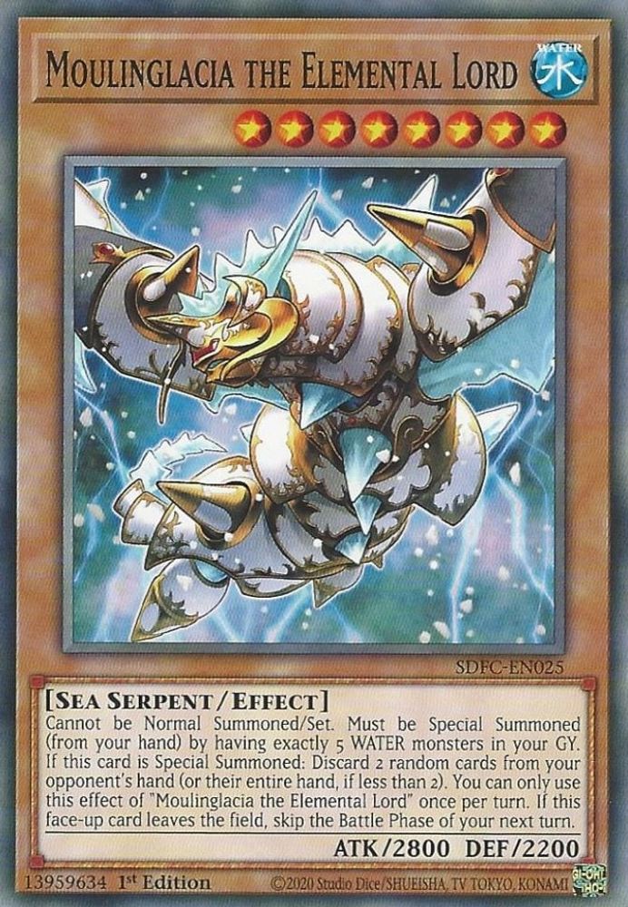 Moulinglacia the Elemental Lord * Common * SDFC-EN025