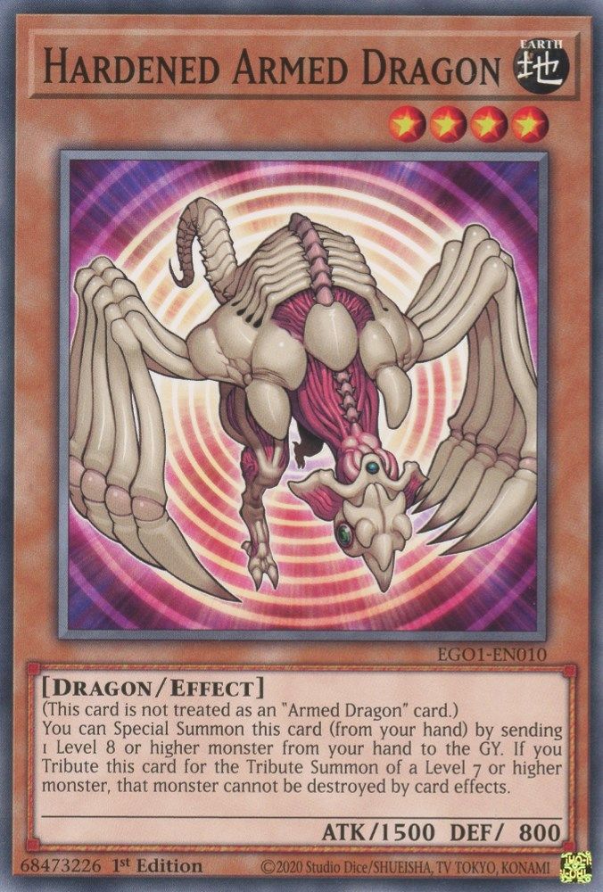 EGO1-EN010 * Hardened Armed Dragon * Common * Egyptian God Deck: Obelisk the Tormentor