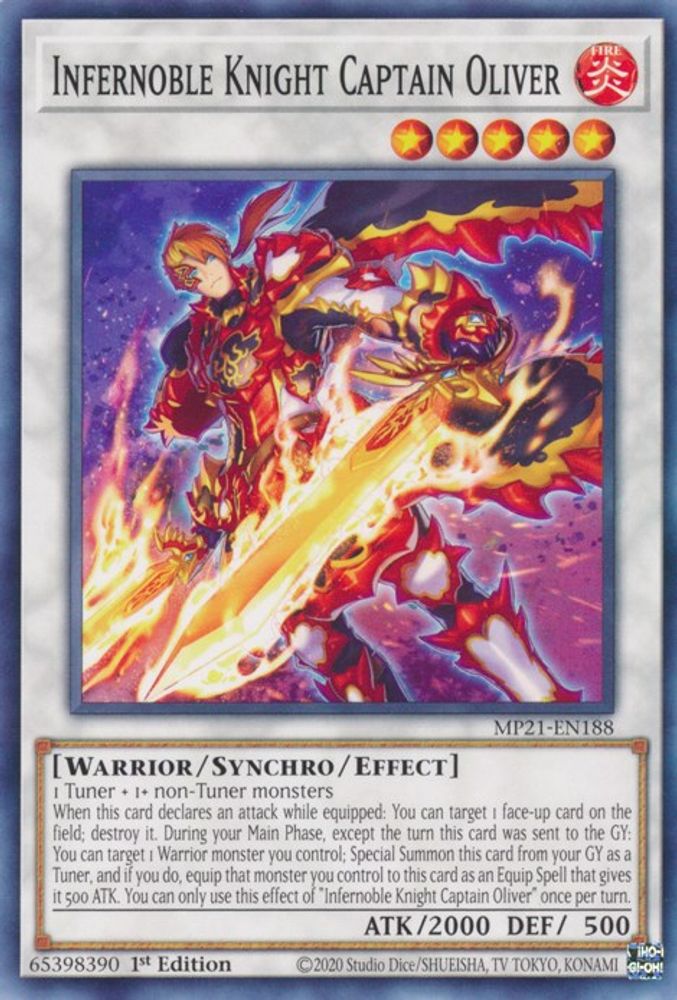 Infernoble Knight Captain Oliver * Common * MP21-EN188