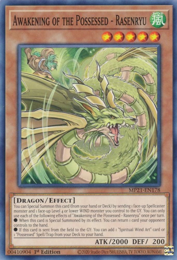 Awakening of the Possessed - Rasenryu * Common * MP21-EN178
