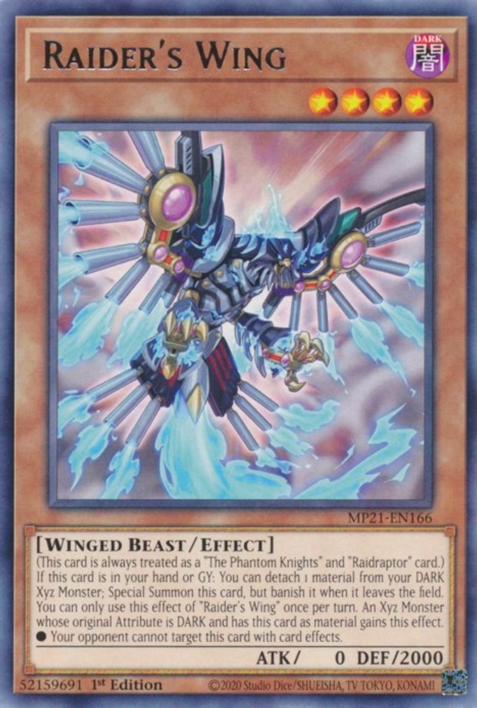 MP21-EN166 * Raider's Wing * Rare * 2021 Tin of Ancient Battles