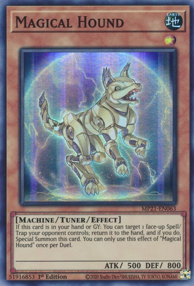MP21-EN063 * Magical Hound * Super Rare * 2021 Tin of Ancient Battles