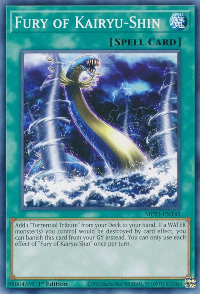 Fury of Kairyu-Shin * Common * MP21-EN145