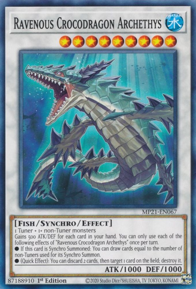 Ravenous Crocodragon Archethys * Common * MP21-EN067