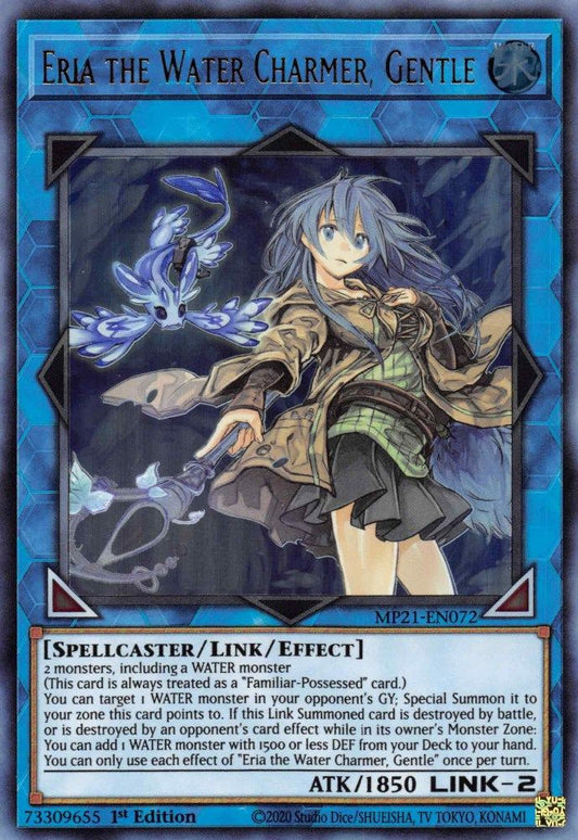 MP21-EN072 * Eria the Water Charmer, Gentle * Ultra Rare * 2021 Tin of Ancient Battles