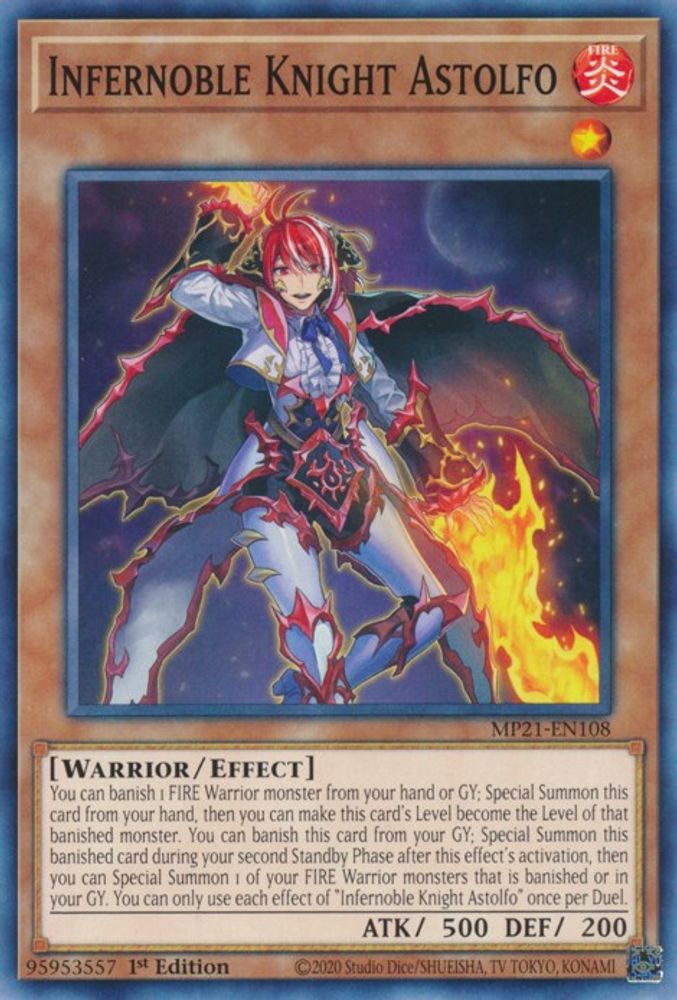 Infernoble Knight Astolfo * Common * MP21-EN108