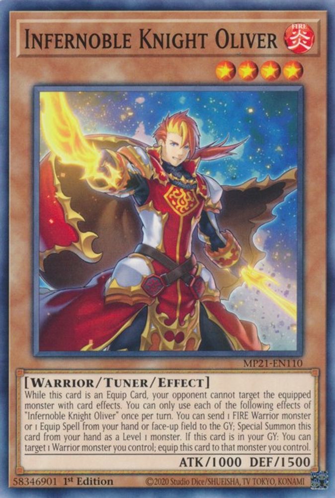 Infernoble Knight Oliver * Common * MP21-EN110