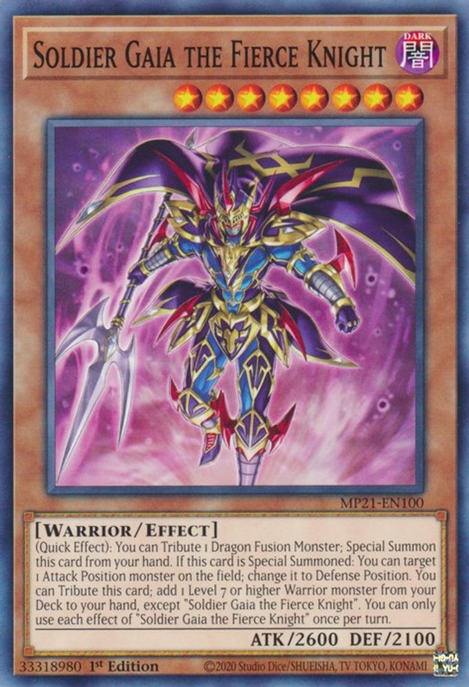 Soldier Gaia the Fierce Knight * Common * MP21-EN100