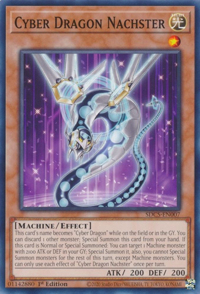 SDCS-EN007 * Cyber Dragon Nachster * Common * Structure Deck: Cyber Strike