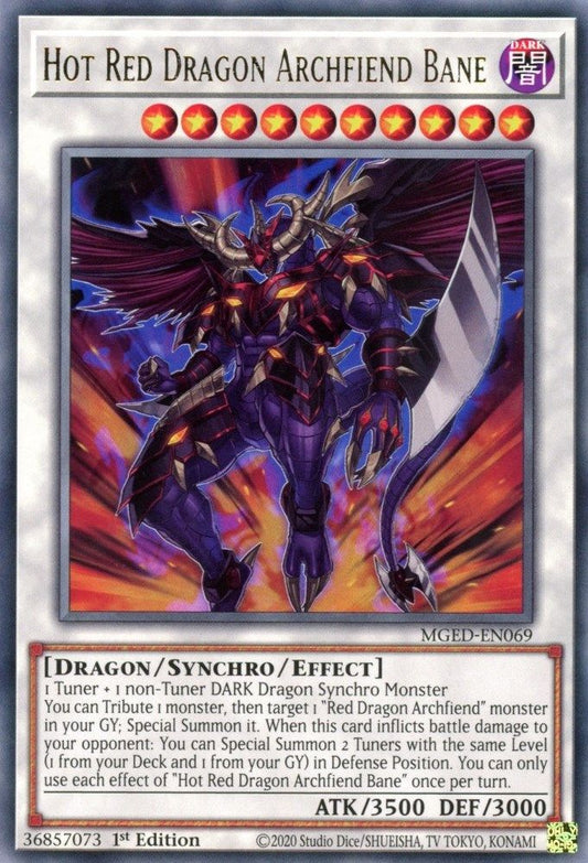MGED-EN069 * Hot Red Dragon Archfiend Bane * Rare * Maximum Gold: El Dorado