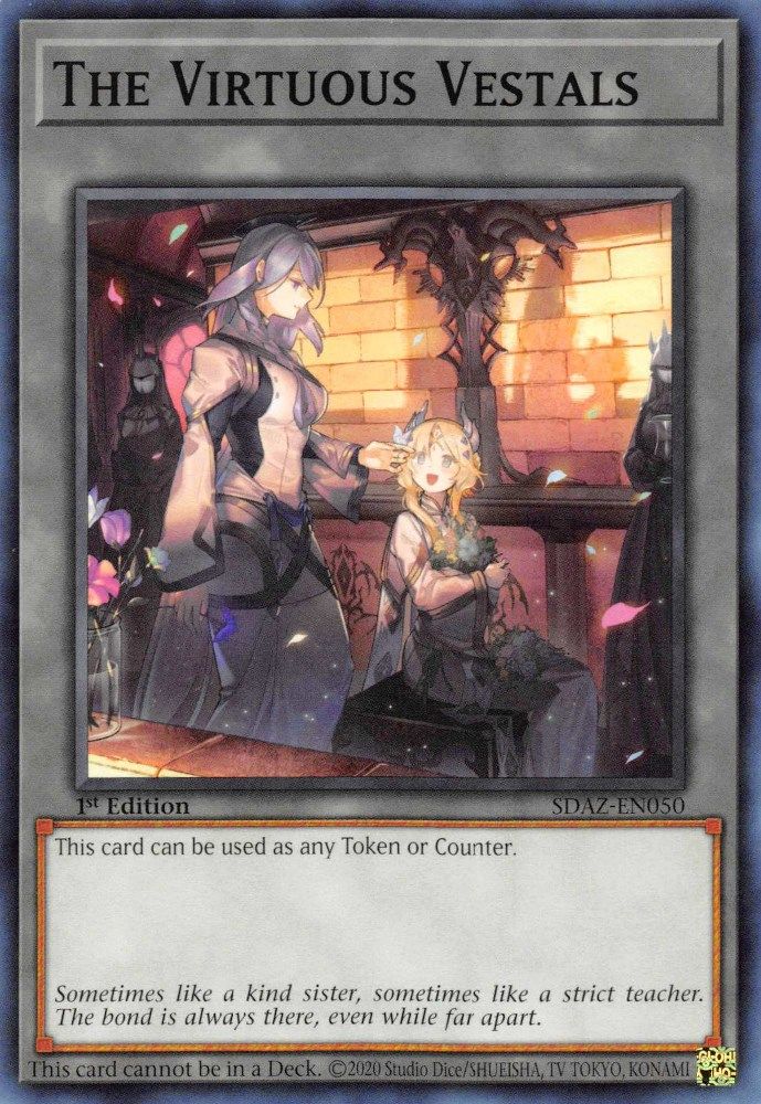 SDAZ-EN050 * The Virtuous Vestals * Common * Structure Deck: Albaz Strike