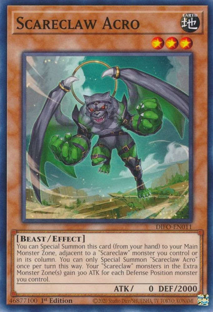 DIFO-EN011 * Scareclaw Acro * Common * Dimension Force