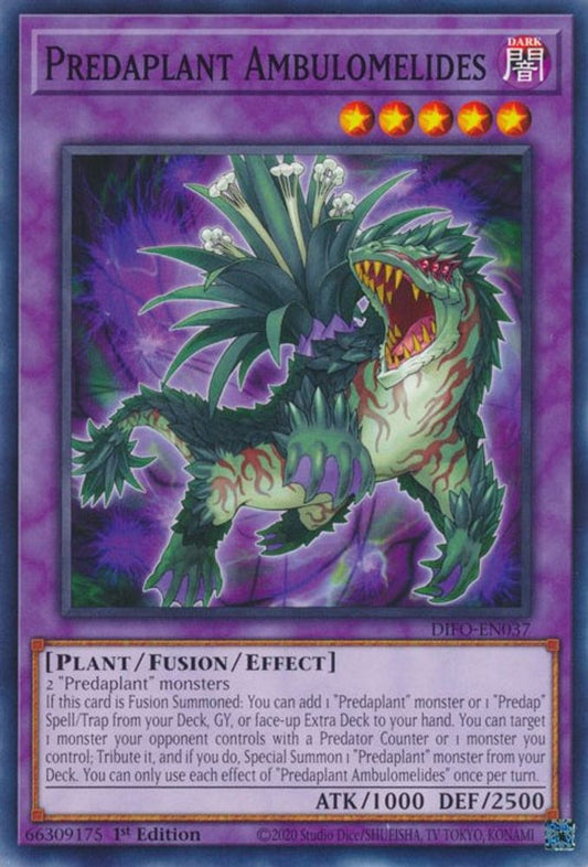 DIFO-EN037 * Predaplant Ambulomelides * Common * Dimension Force