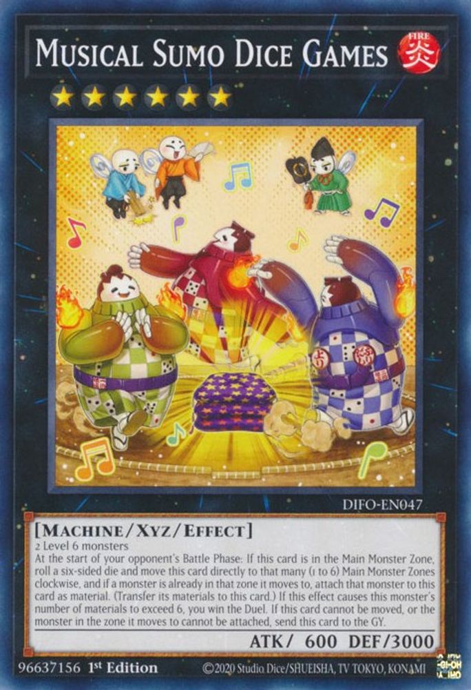 DIFO-EN047 * Musical Sumo Dice Games * Common * Dimension Force