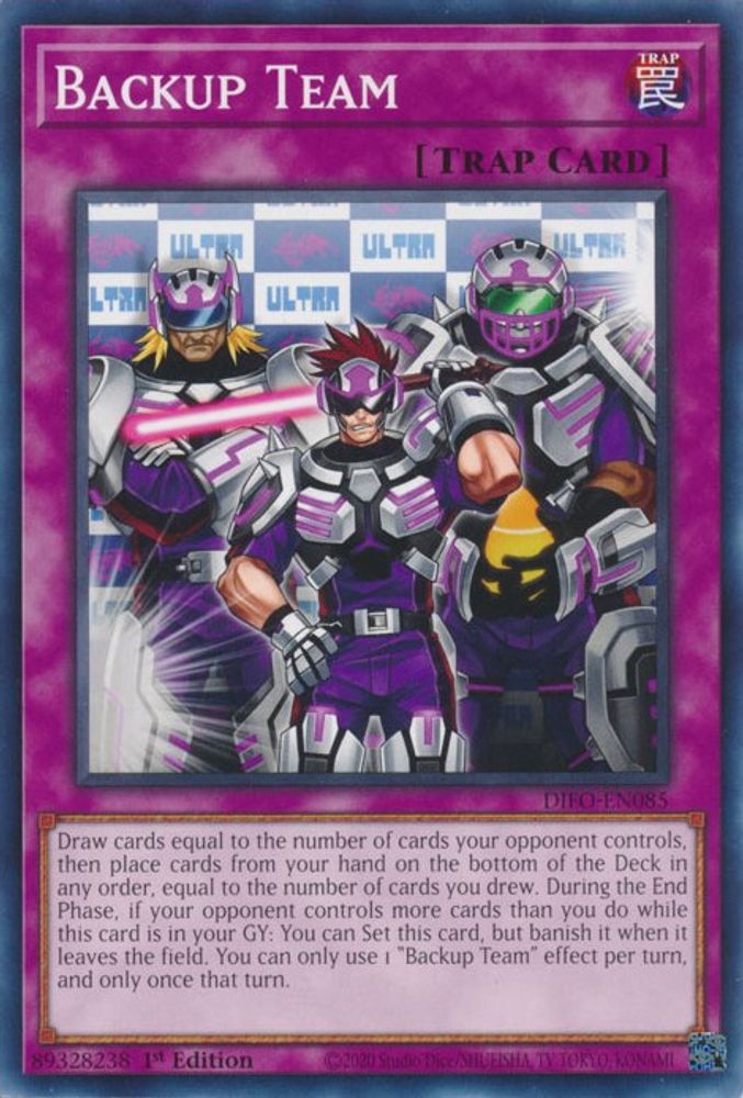 DIFO-EN085 * Backup Team * Common * Dimension Force