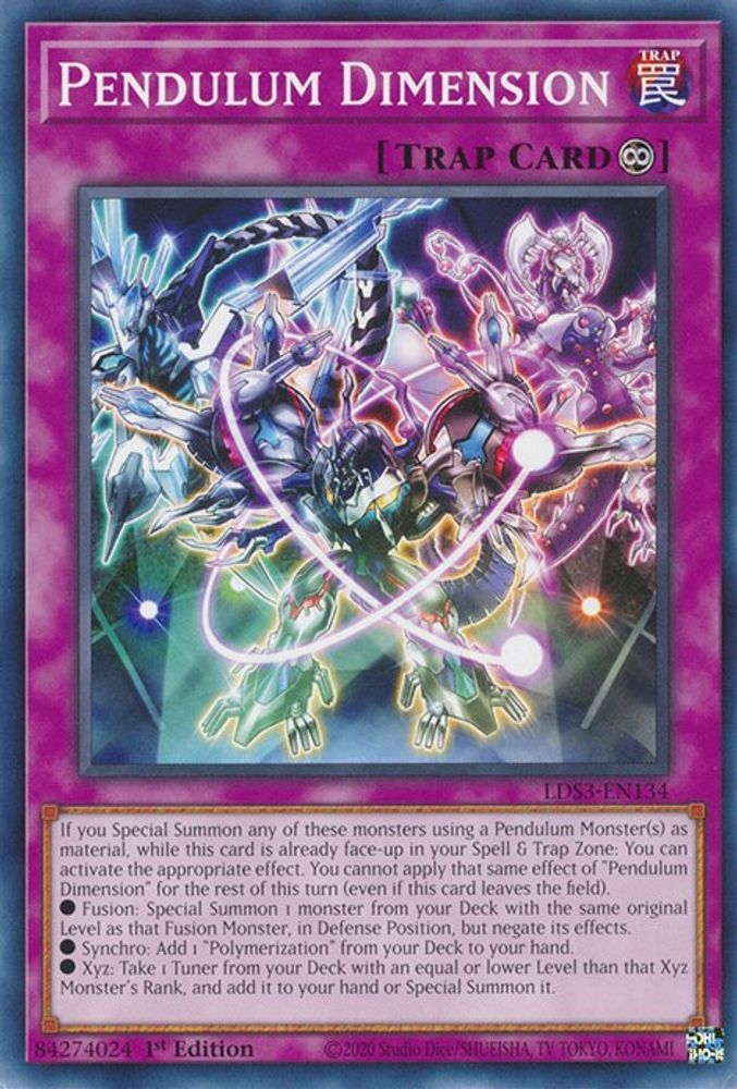 LDS3-EN134 * Pendulum Dimension * Common * Legendary Duelists: Season 3