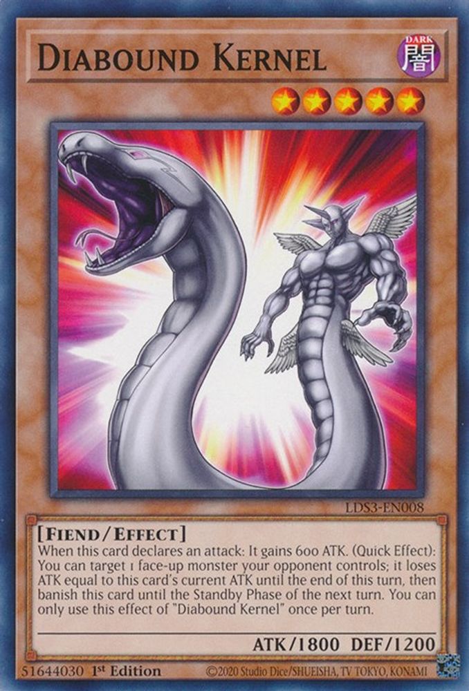 LDS3-EN008 * Diabound Kernel * Common * Legendary Duelists: Season 3