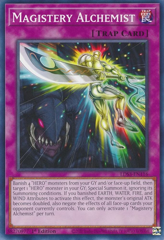 LDS3-EN116 * Magistery Alchemist * Common * Legendary Duelists: Season 3