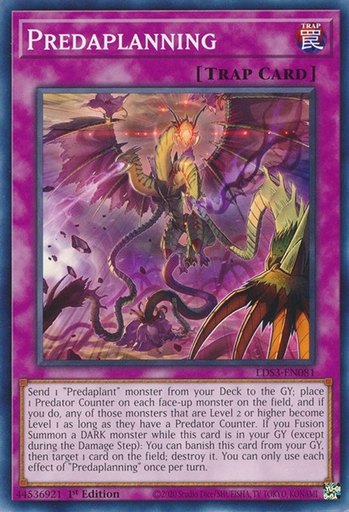 LDS3-EN081 * Predaplanning * Common * Legendary Duelists: Season 3