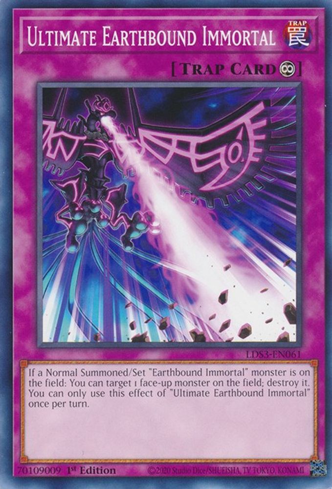 LDS3-EN061 * Ultimate Earthbound Immortal * Common * Legendary Duelists: Season 3
