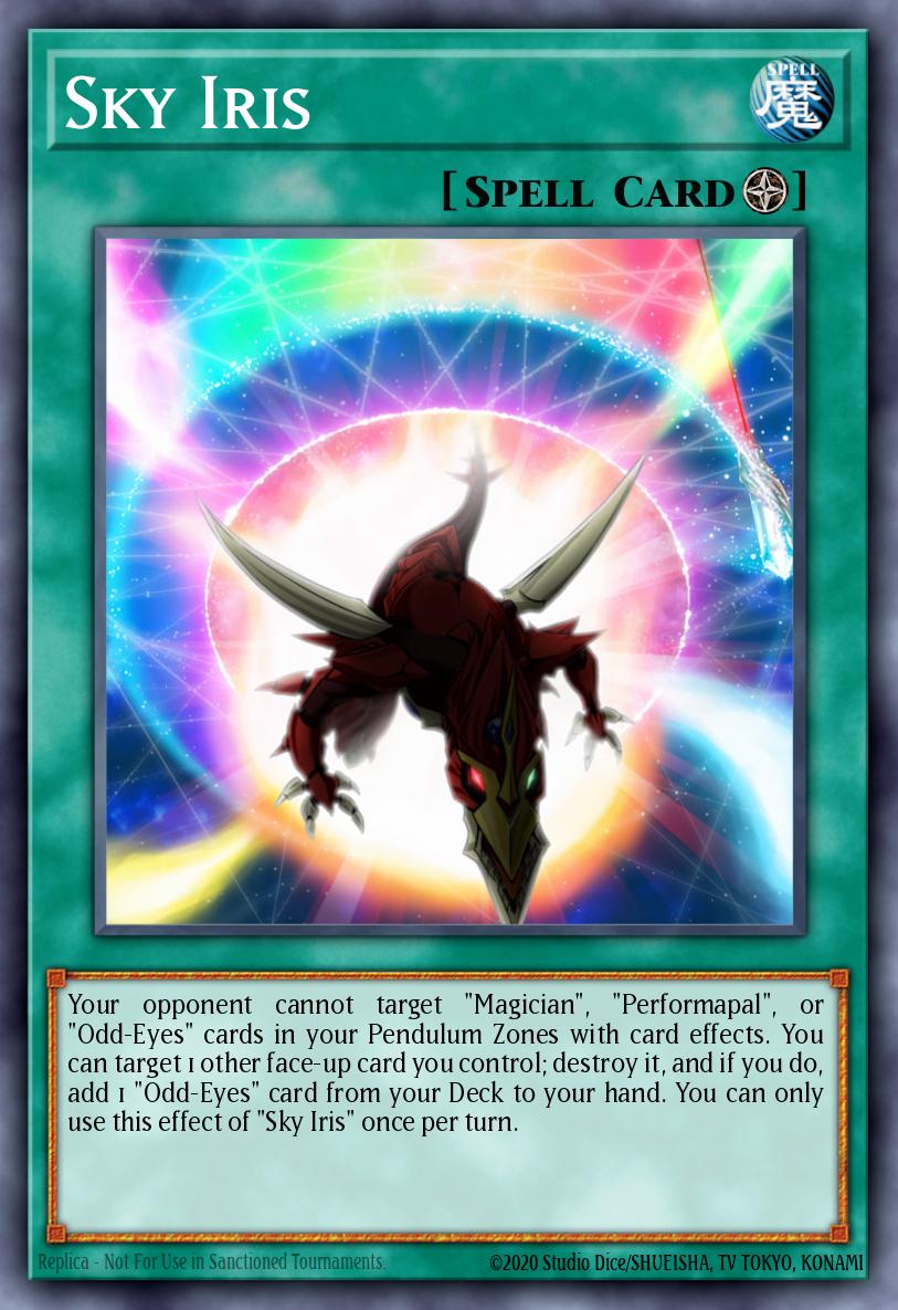LAVD-ENO19 * Sky Iris * Secret Rare * Legendary Arc-V Decks