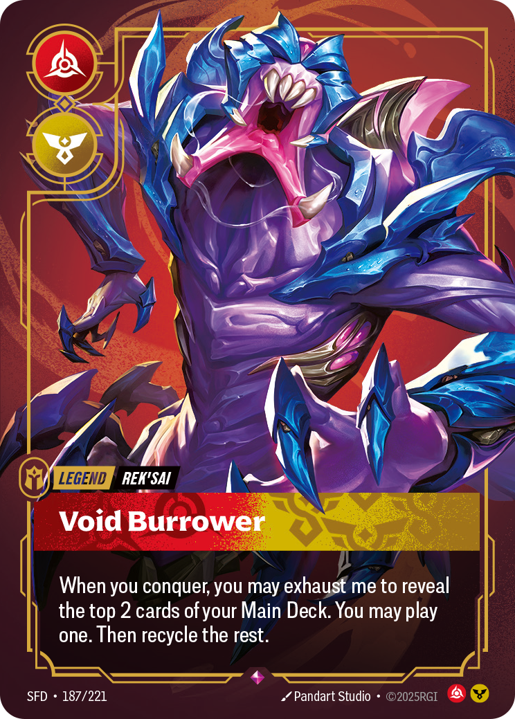 SFD-187 * Void Burrower * Rare * Spiritforged