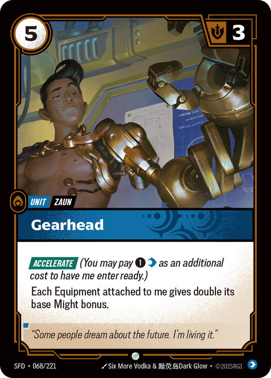 Gearhead (Foil) * Common * SFD-068