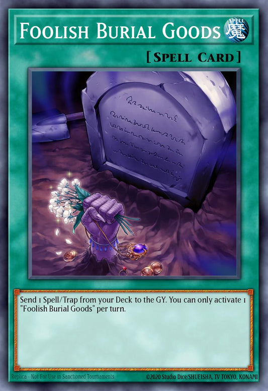 LAVD-ENL18 * Foolish Burial Goods * Common * Legendary Arc-V Decks