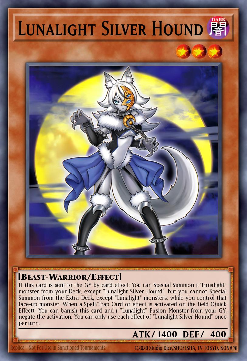 LAVD-ENL12 * Lunalight Silver Hound * Common * Legendary Arc-V Decks