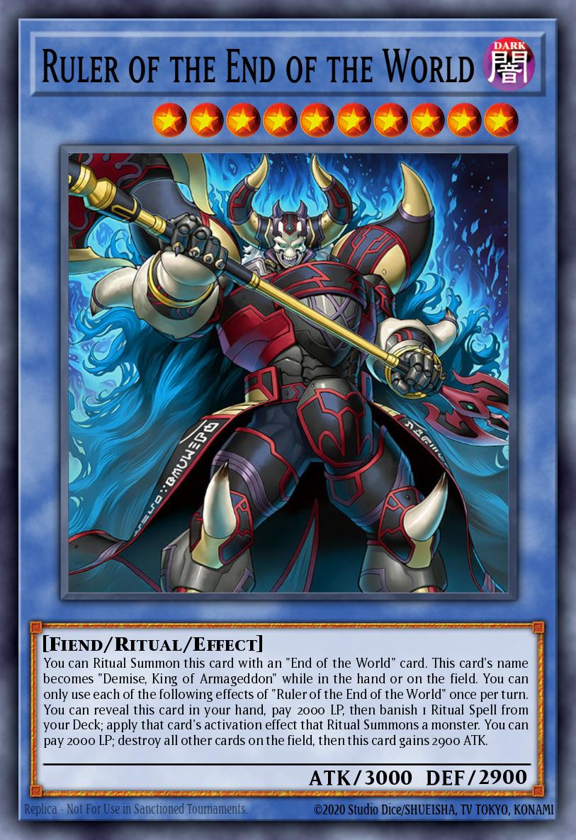 MAMO-EN121 * Ruler of the End of the World * Starlight Rare * Magnificent Monsters