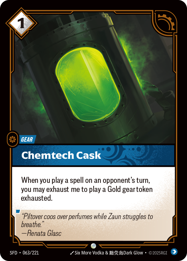 SFD-063 * Chemtech Cask * Common * Spiritforged